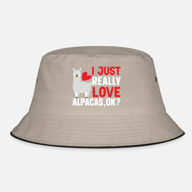 I Just Really Love Alpacas OK?  Bucket Hat