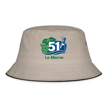 La Marne 51 Weinberg - Bucket Hat - Khaki/Schwarz - Vorne