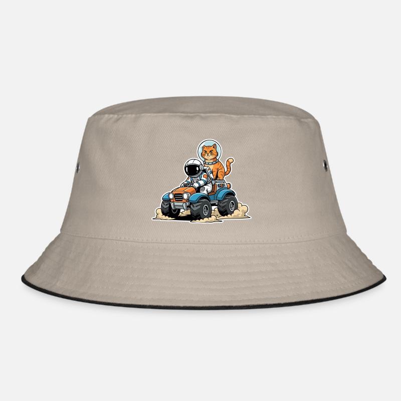 Chat Roux Astronaute Quad Lunaire Espace Bob