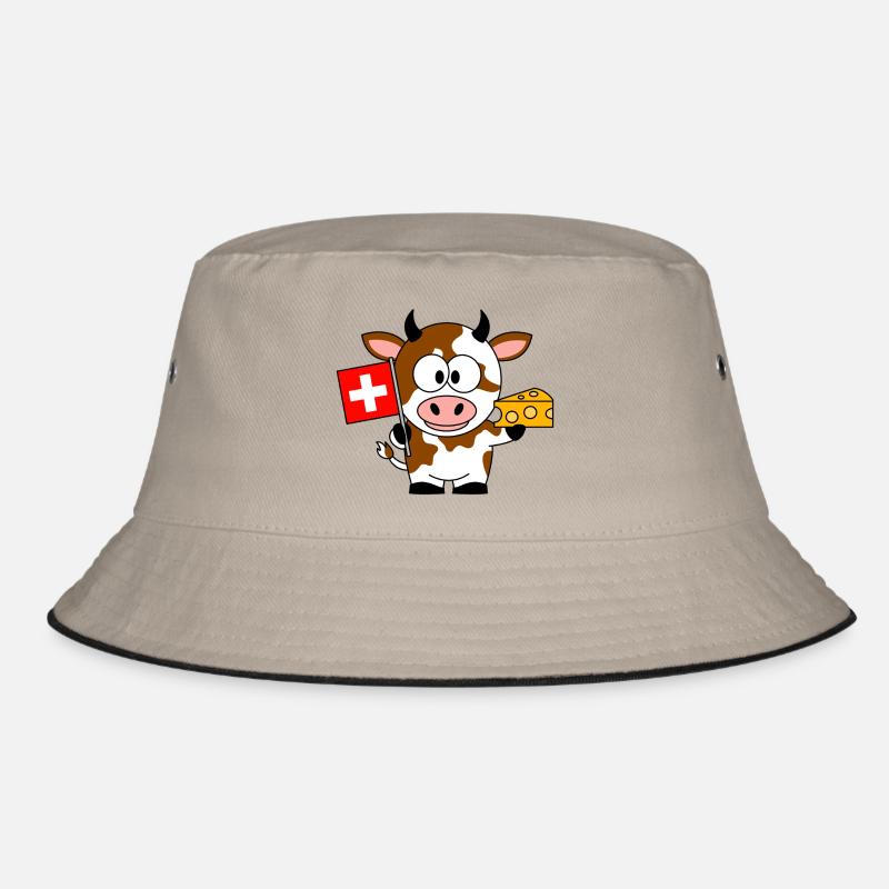 Vache au fromage du drapeau suisse Bob