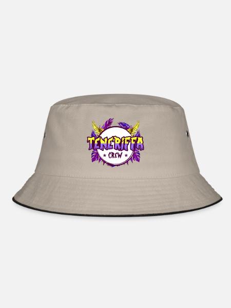 Teneriffa Crew Bunt - Bucket Hat - Khaki/Schwarz