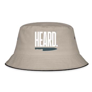Prep Cook Kitchen Prep Back Of House Line - Bucket Hat - khaki/black - Front