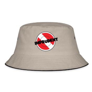 reckless - Bucket Hat - khaki/black - Front