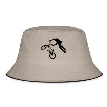 DIRT JUMP BMX - Bucket Hat - khaki/black - Front
