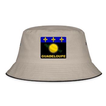 guadeloupe flag - Bob - kaki/noir - Devant