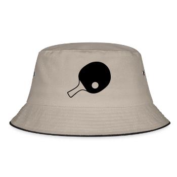 Raquettes de tennis de table, tennis de table - Bob - kaki/noir - Devant