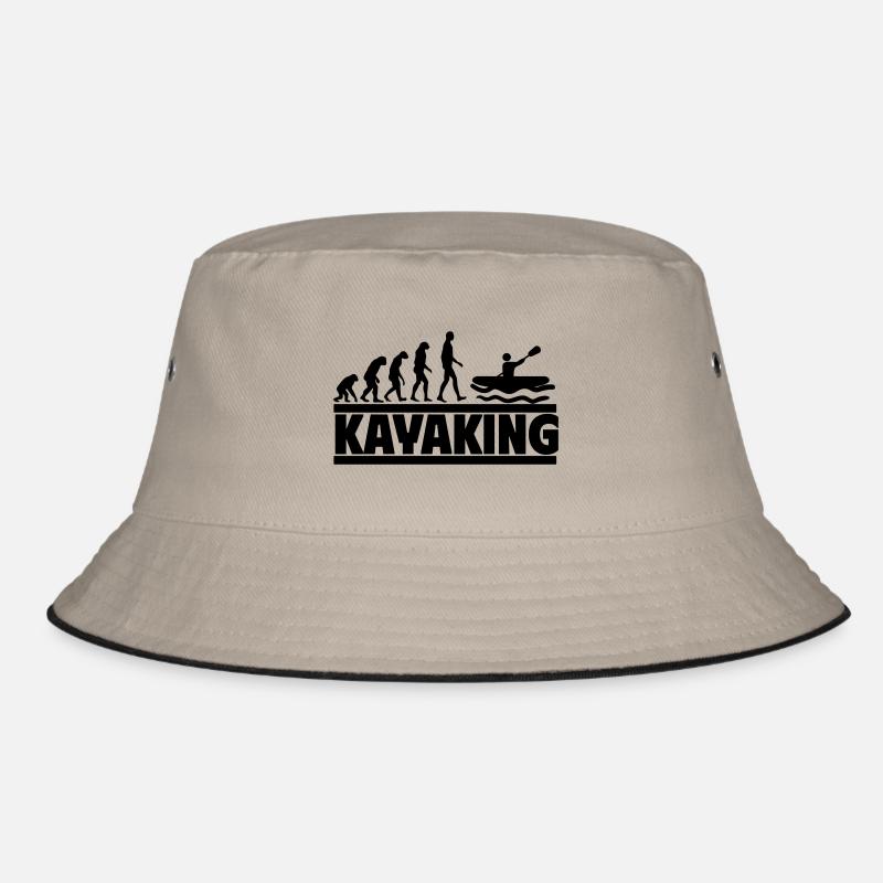 Kayak evolution: From man to kayaker Bucket Hat