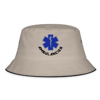 ambulancier logo - Bob - kaki/noir - Devant