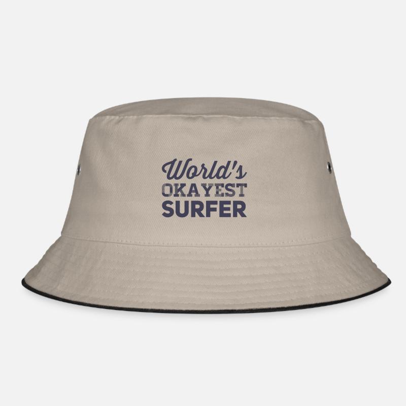 Surfer chemise - Bob - kaki/noir