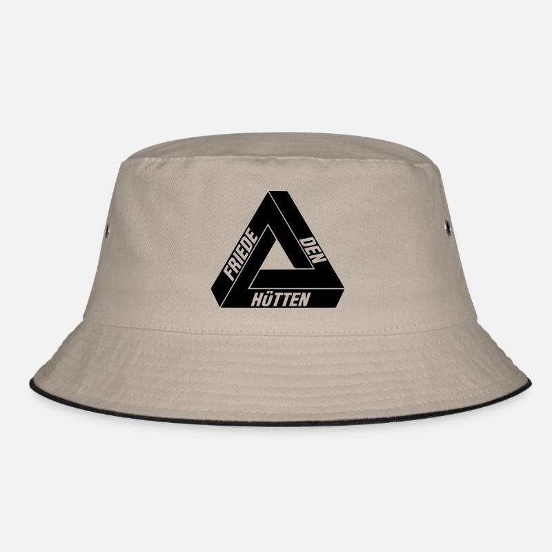 Friede den Hütten Bucket Hat
