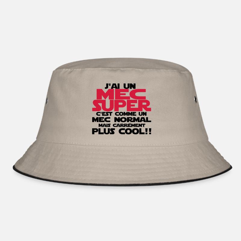 j'ai un mec super - Bob - kaki/noir