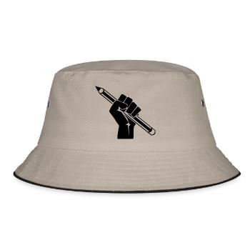 revolution - Bucket Hat - khaki/black - Front