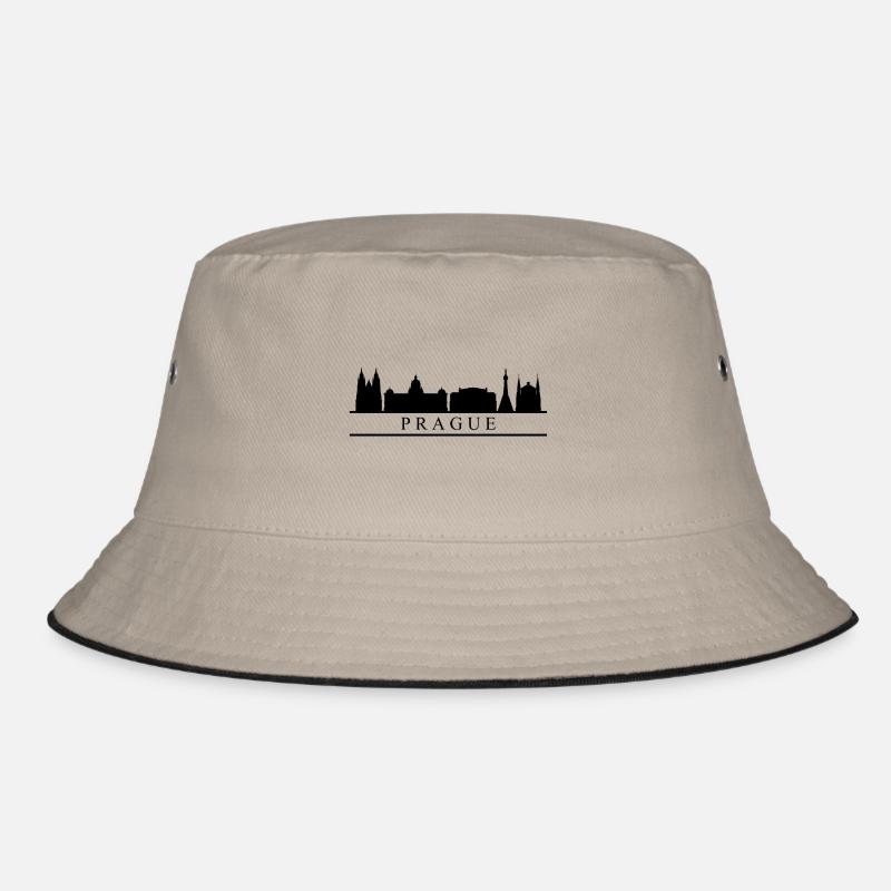 skyline prague Bucket Hat