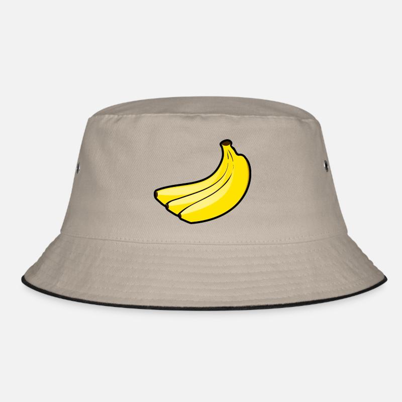 Banane - Bucket Hat - Khaki/Schwarz