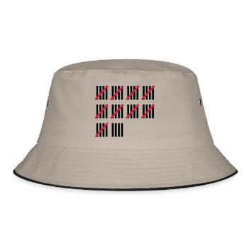49th Birthday - Bucket Hat - khaki/black - Front