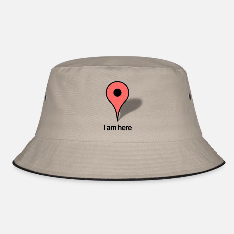 Google Map Marker Bucket Hat