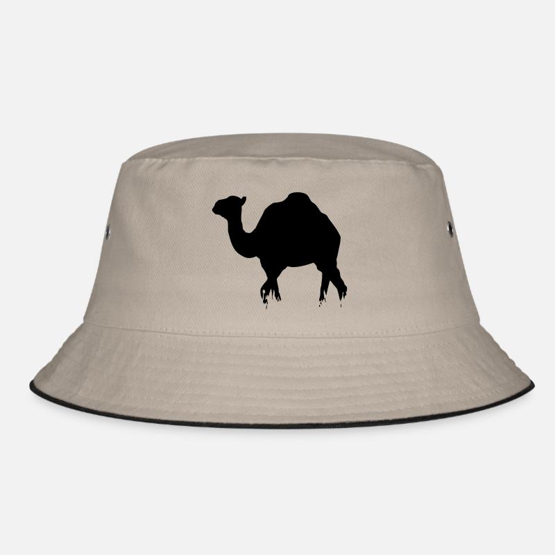 Dromedar - Camel - Bucket Hat - Khaki/Schwarz