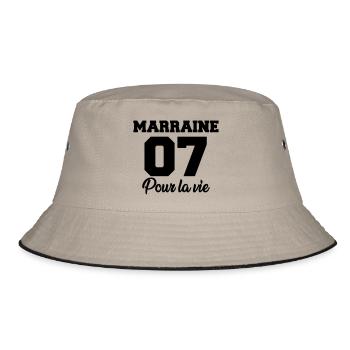 marraine 07 pour la vie - Bob - kaki/noir - Devant