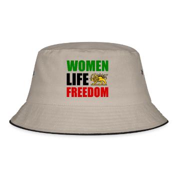 Women life freedom - Bob - kaki/noir - Devant