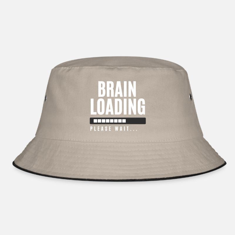 Brain Loading bitte warten Bucket Hat