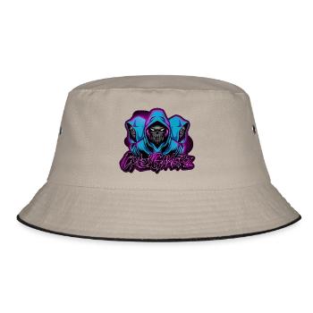 Crazygamerz - Bucket Hat - khaki/black - Front