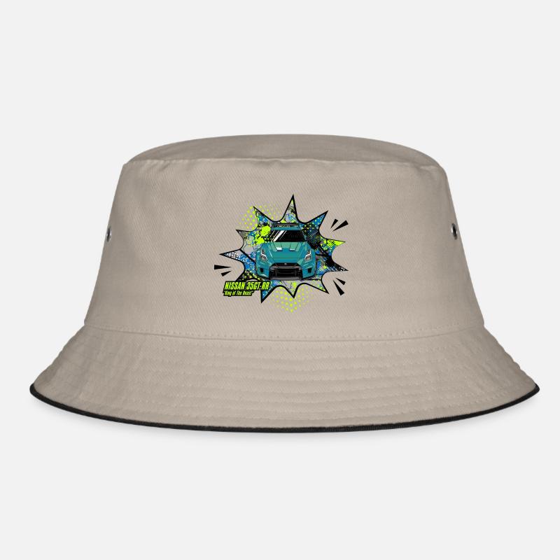 gtr front bubble Bucket Hat