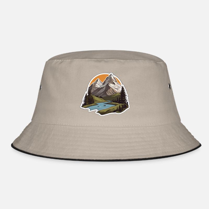Schweizer Berge Bucket Hat