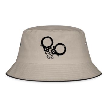 Handcuffs 2 - Bucket Hat - khaki/black - Front