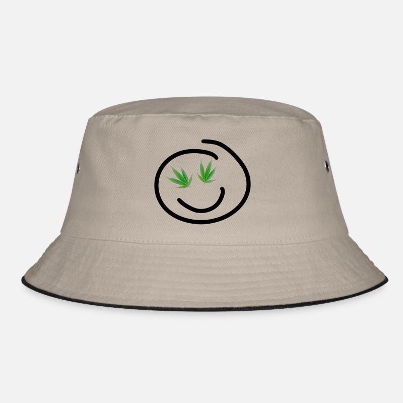 Happy Hemp Face Bucket Hat