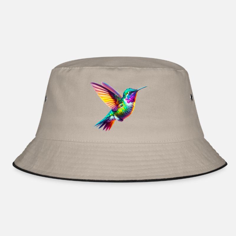 Kolibri - Bucket Hat - Khaki/Schwarz