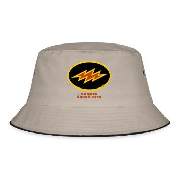 shock risk - Bucket Hat - khaki/black - Front