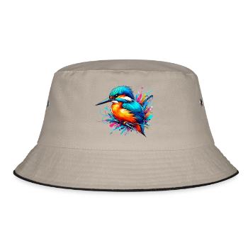 Kingfisher - Bucket Hat - khaki/black - Front