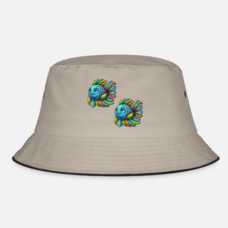 Fish Comic 2 Bucket Hat