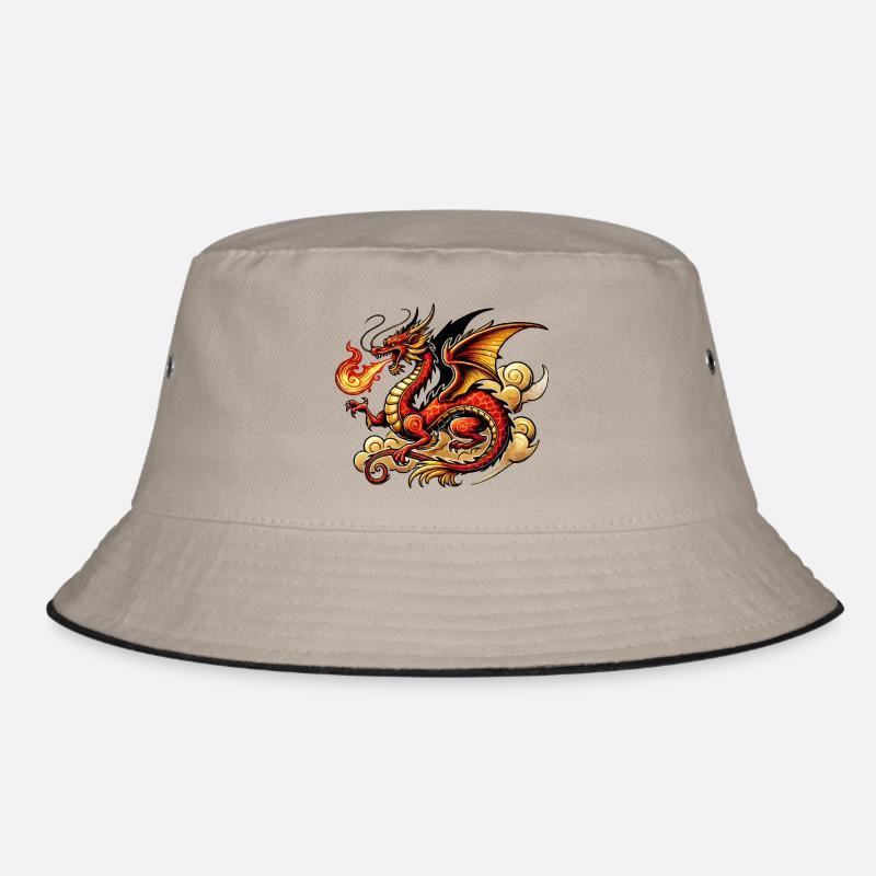China Dragon Bucket Hat