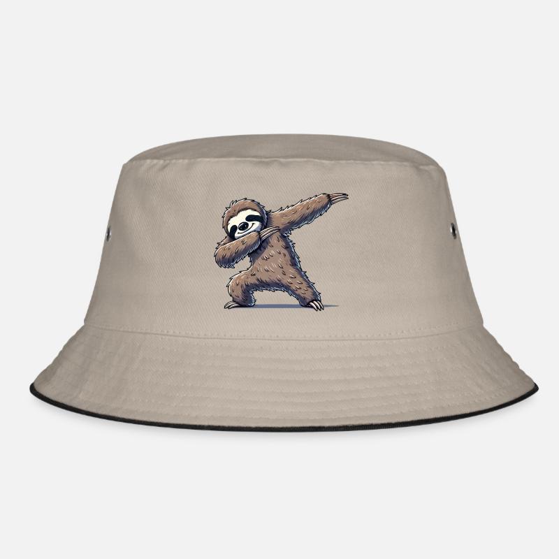 Faultier Dabbing Bucket Hat