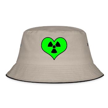 Love Radiation - Bucket Hat - khaki/black - Front