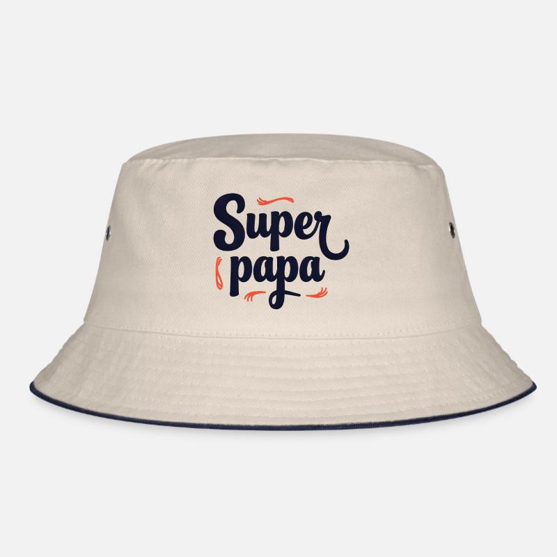 Super Dad Script Nähen Bucket Hat