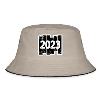 2023 - Bucket Hat - khaki/black - Front
