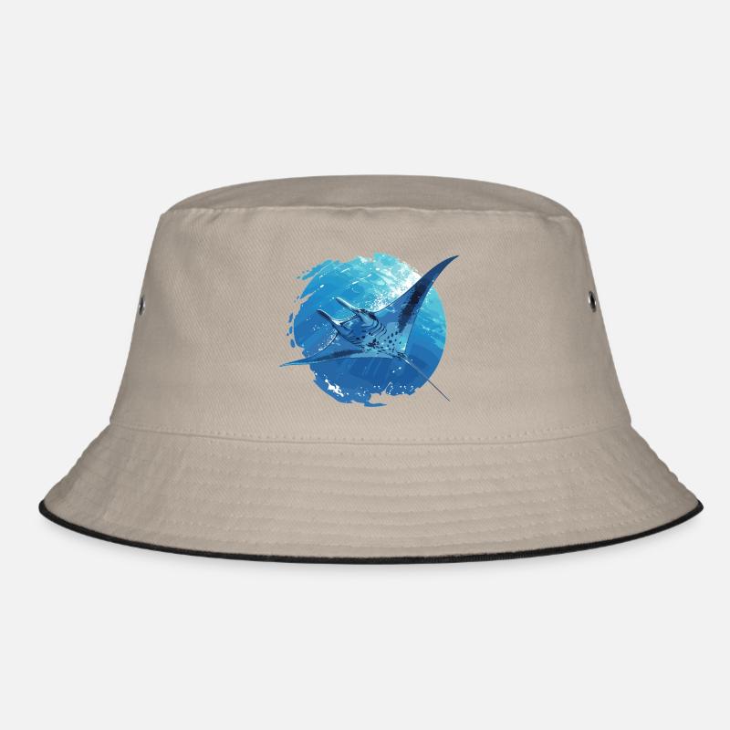 Rochen Mantarochen Bucket Hat