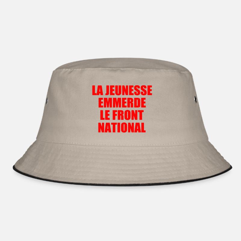 Scheiß auf den Front National Bucket Hat