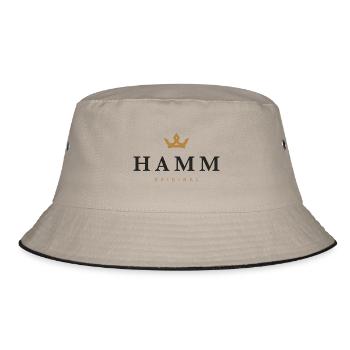Hamm Original Family Logo - Bucket Hat - khaki/black - Front