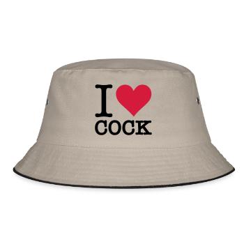Je aime le coq - Bob - kaki/noir - Devant
