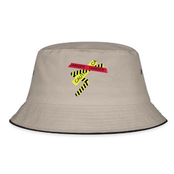 danger - Bucket Hat - khaki/black - Front