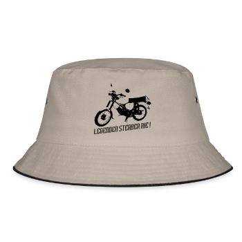 Simson S51 Enduro Legende - Bucket Hat - Khaki/Schwarz - Vorne