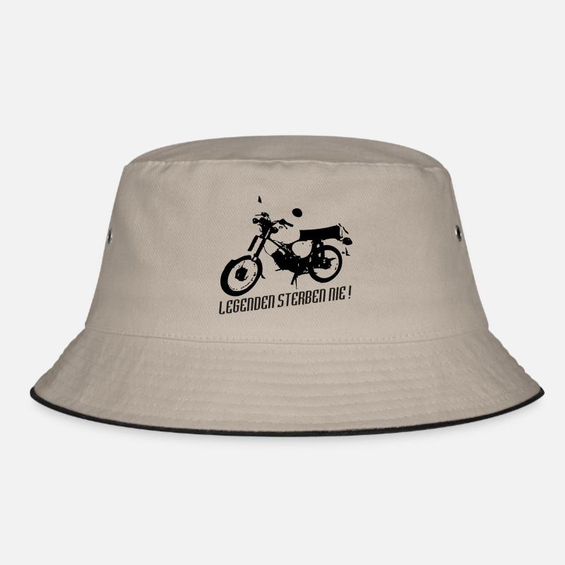Simson S51 Enduro Legende - Bucket Hat - Khaki/Schwarz