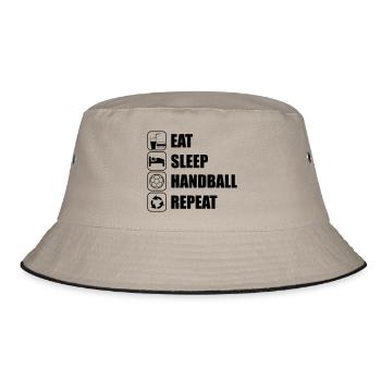 EAT SLEEP HANDBALL - Bob - kaki/noir - Devant