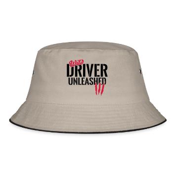 Wild rider unleashed - Bucket Hat - khaki/black - Front