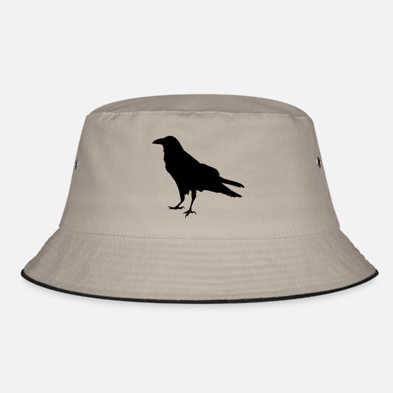 Rabe - Bucket Hat - Khaki/Schwarz