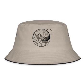 New World black - Bucket Hat - khaki/black - Front