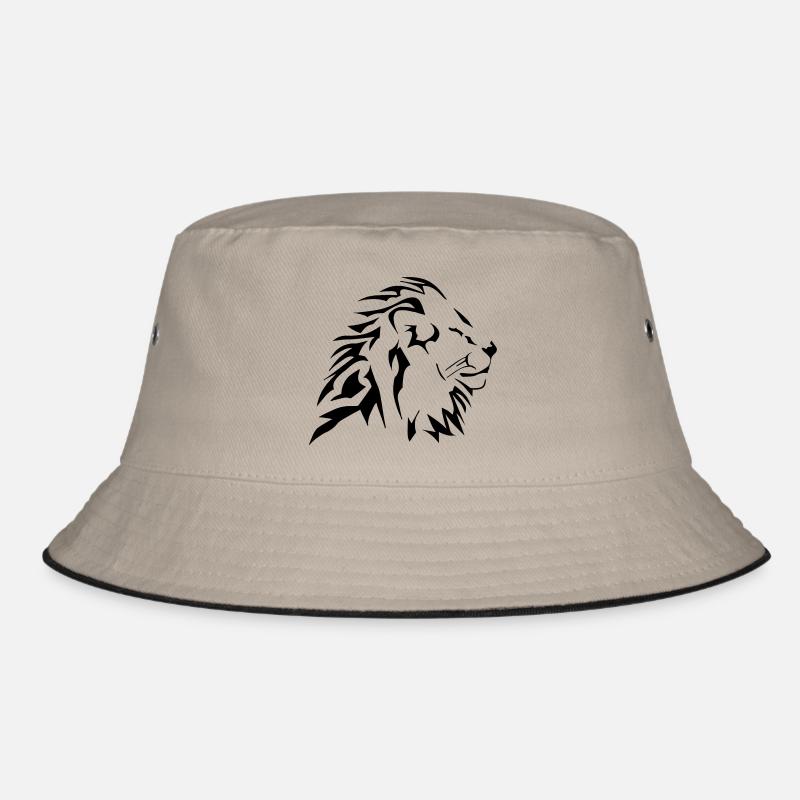 tshirt vector tribal lion Bucket Hat